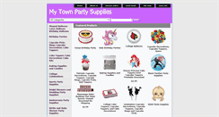 Desktop Screenshot of mytownparty.com