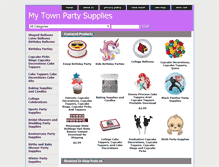 Tablet Screenshot of mytownparty.com